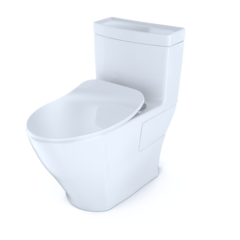 TOTO, TOTO Aimes Slim Verlängerter SoftClose Sitz Einteilige Hocheffizienz-Toilette, 1,28 GPF - MS626234CEFG