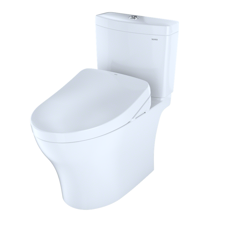 TOTO, TOTO Aquia IV 1G Elongierte Washlet+ S500e Zweiteilige Toilette mit Doppelspülung, 1,0 & 0,8 GPF - MW4463046CUMG