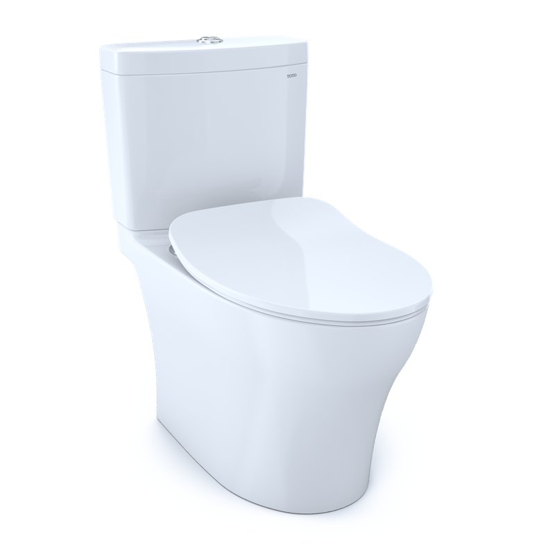 TOTO, TOTO Aquia IV 1G Toilette mit verlängerter Schüssel und schmalem Sitz, Washlet+ Zweimengenspülung, 1,0 & 0,8 GPF - MS446234CUMG