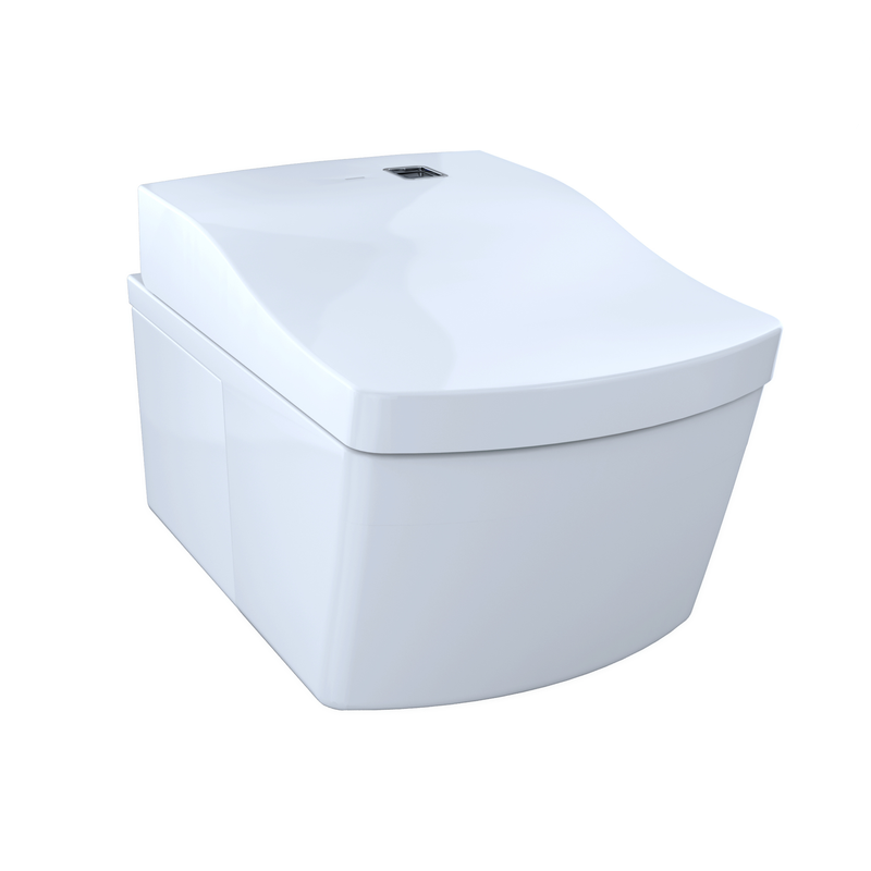 TOTO, TOTO Neorest Square 0,9 gpf & 1,28 gpf Dual-Flush Wand-WC mit Washlet in Cotton White