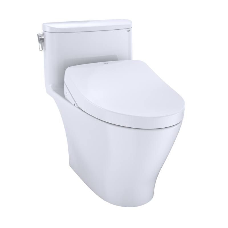 TOTO, TOTO Nexus Elongiert 1.0 gpf Einteilige Toilette mit Washlet+ S550e Automatische Spülung in Baumwollweiß